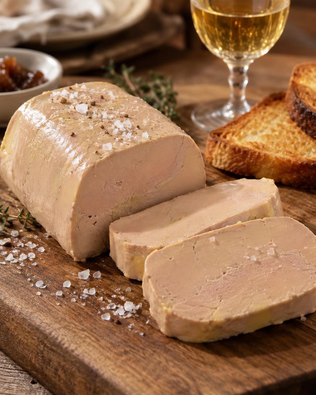 Foie gras de canard entier mi-cuit