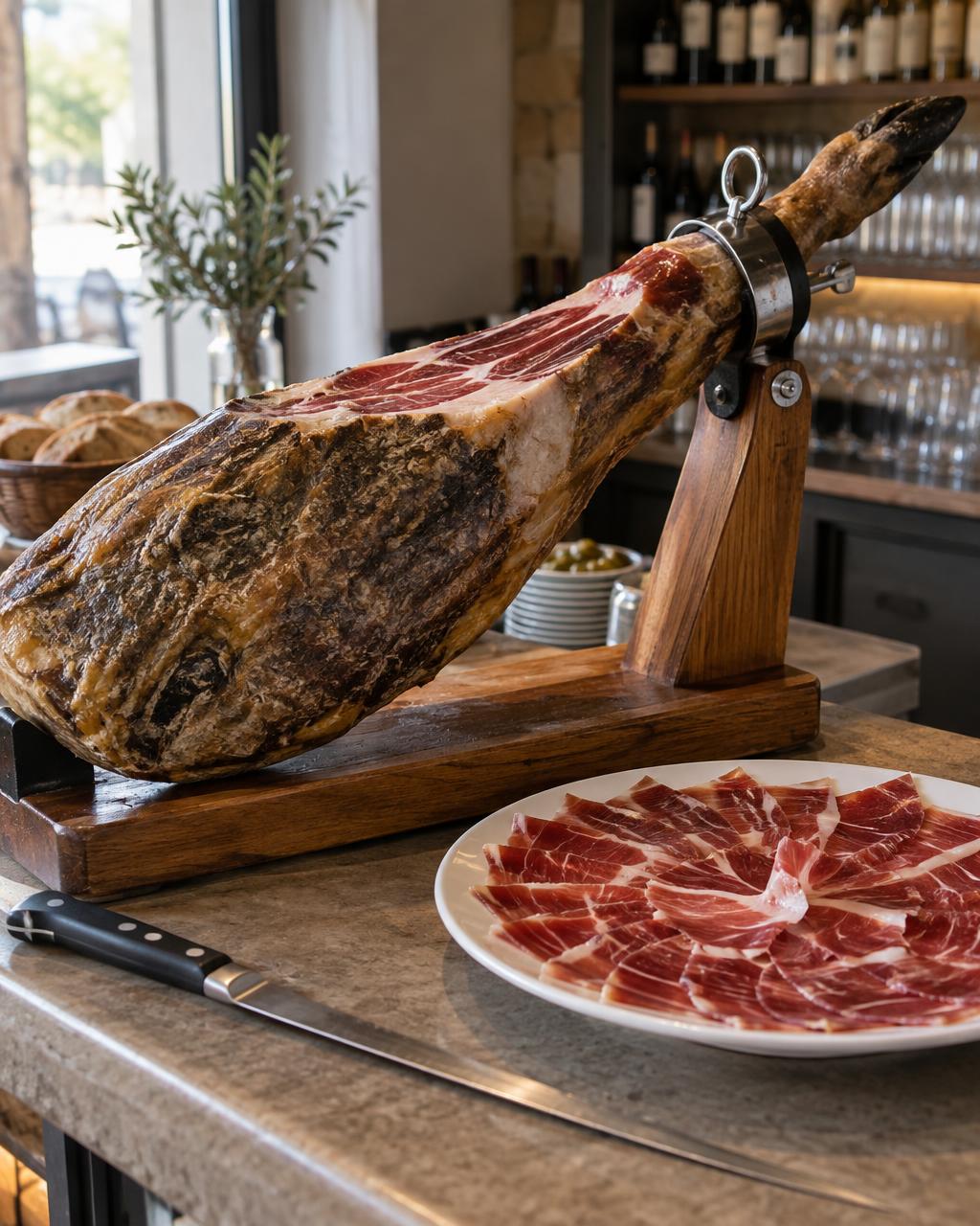 Jambon 100% ibérique de bellota, pièce entière